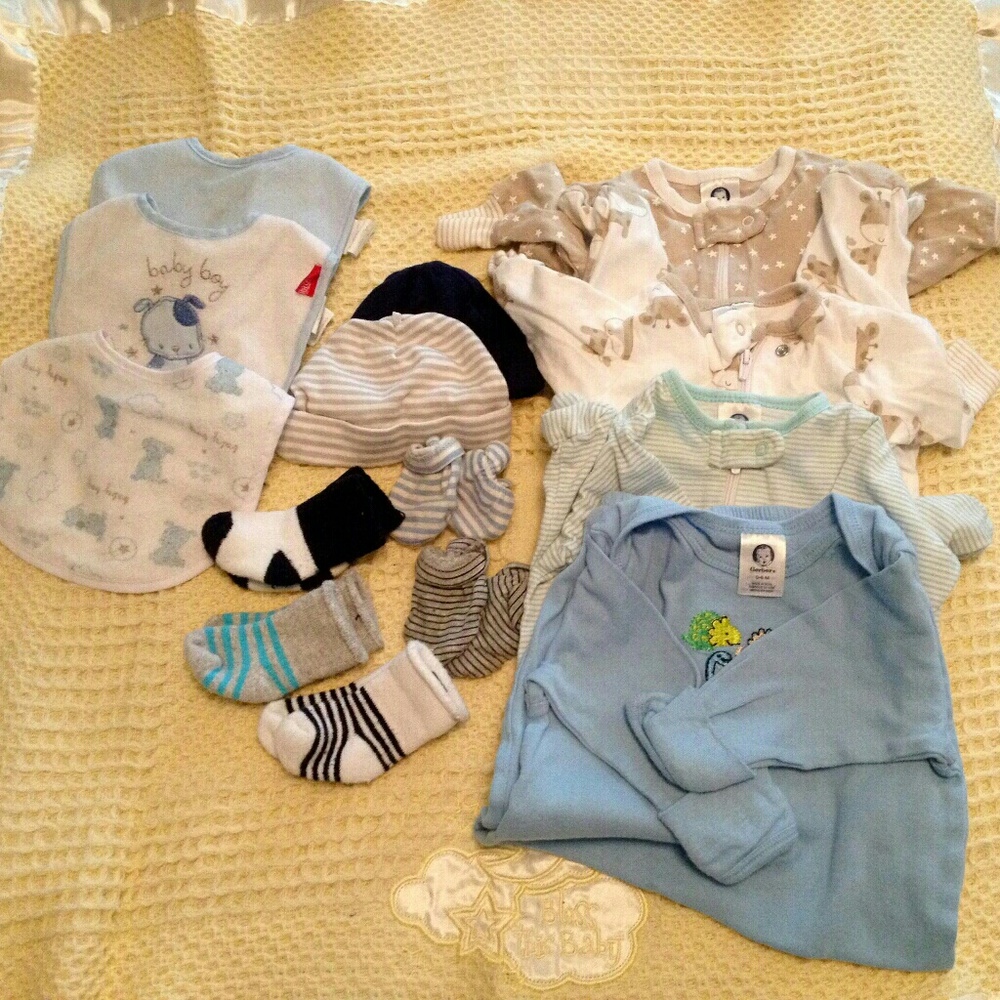 Baby boy clothes lot newborn, 0-3 months